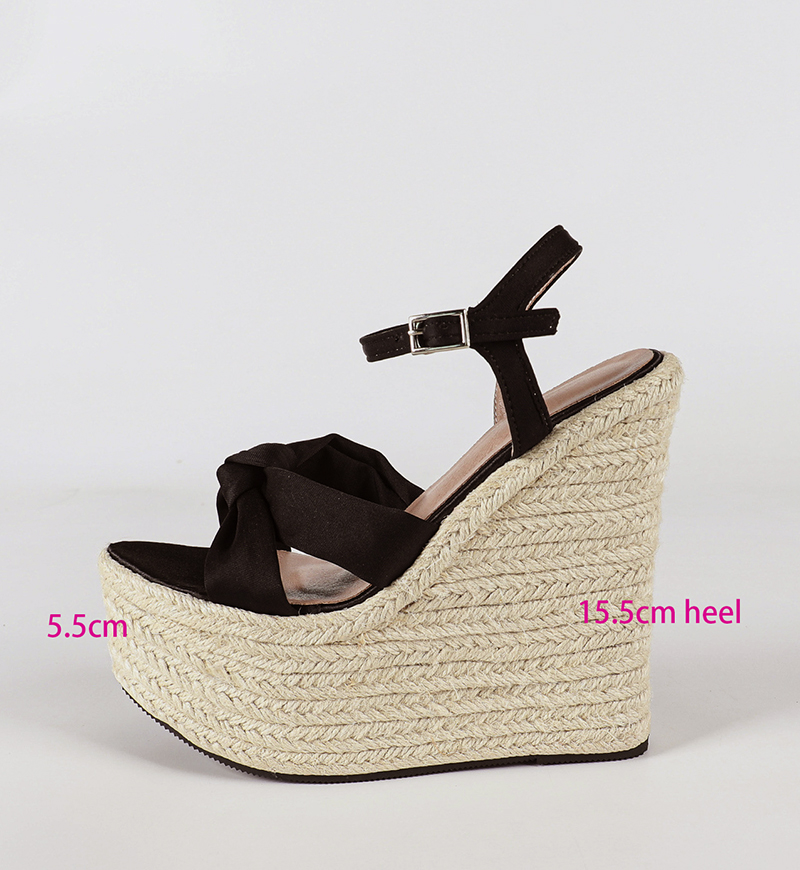 Wedge Espadrille Women - LIHUAMAO 15,5 cm Absatz Pumps Damen