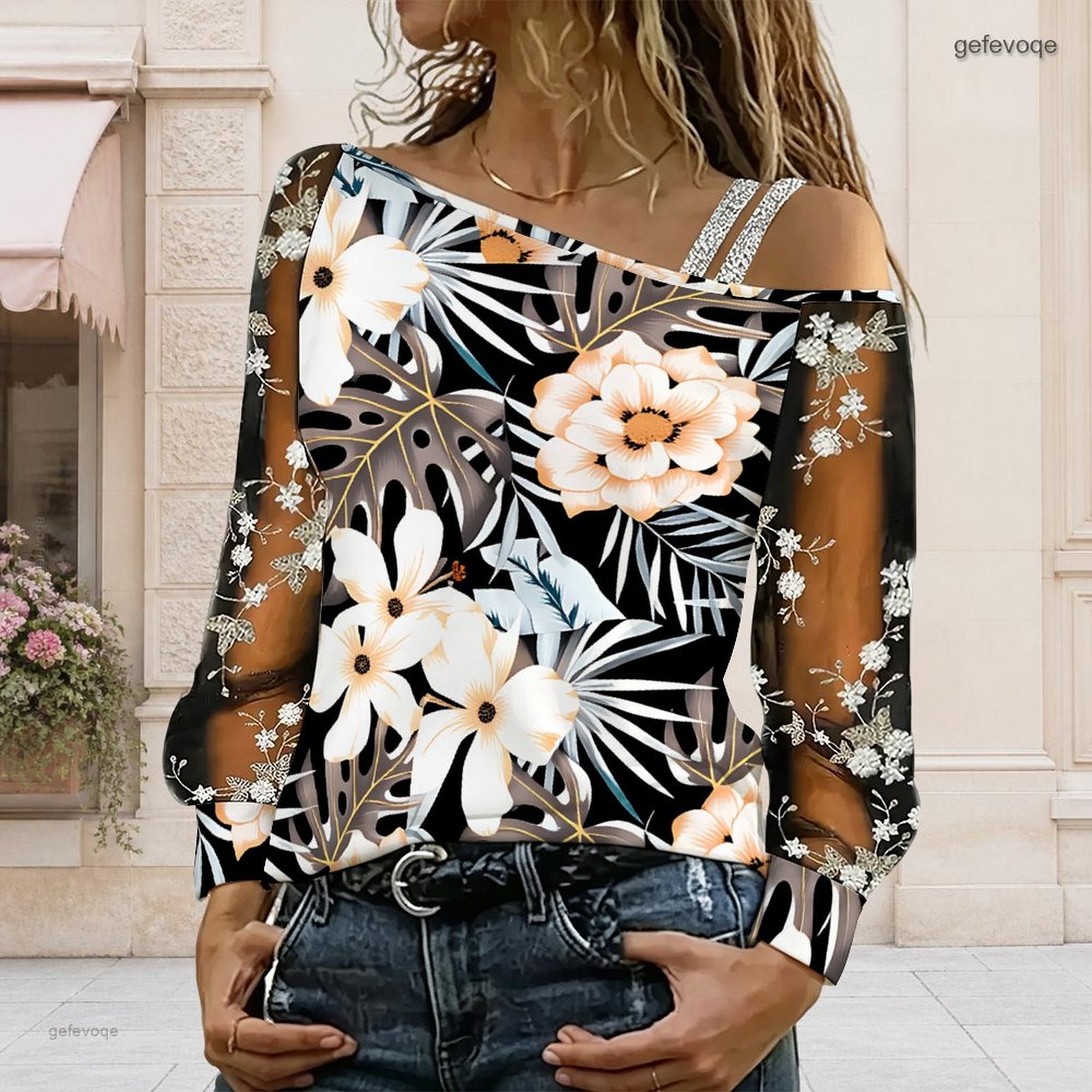 Damen Off-Shoulder Bluse Asymm – Blouse Off Shoulder Bewertung und Preis