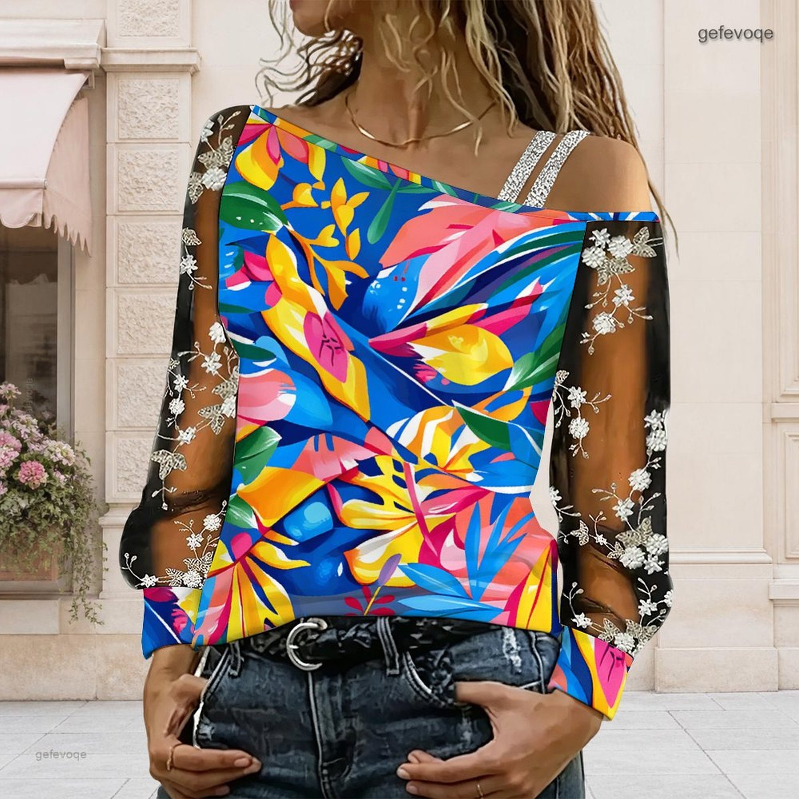 Damen Off-Shoulder Bluse Asymm – Blouse Off Shoulder Bewertung und Preis