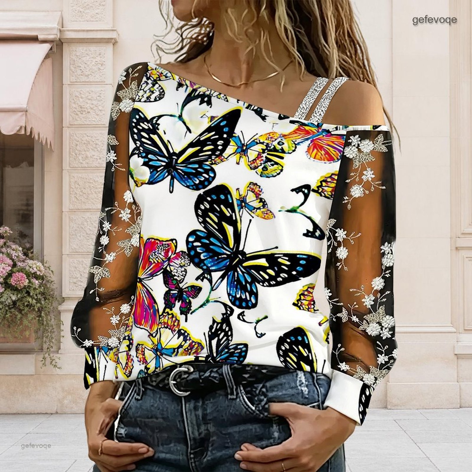 Damen Off-Shoulder Bluse Asymm – Blouse Off Shoulder Bewertung und Preis