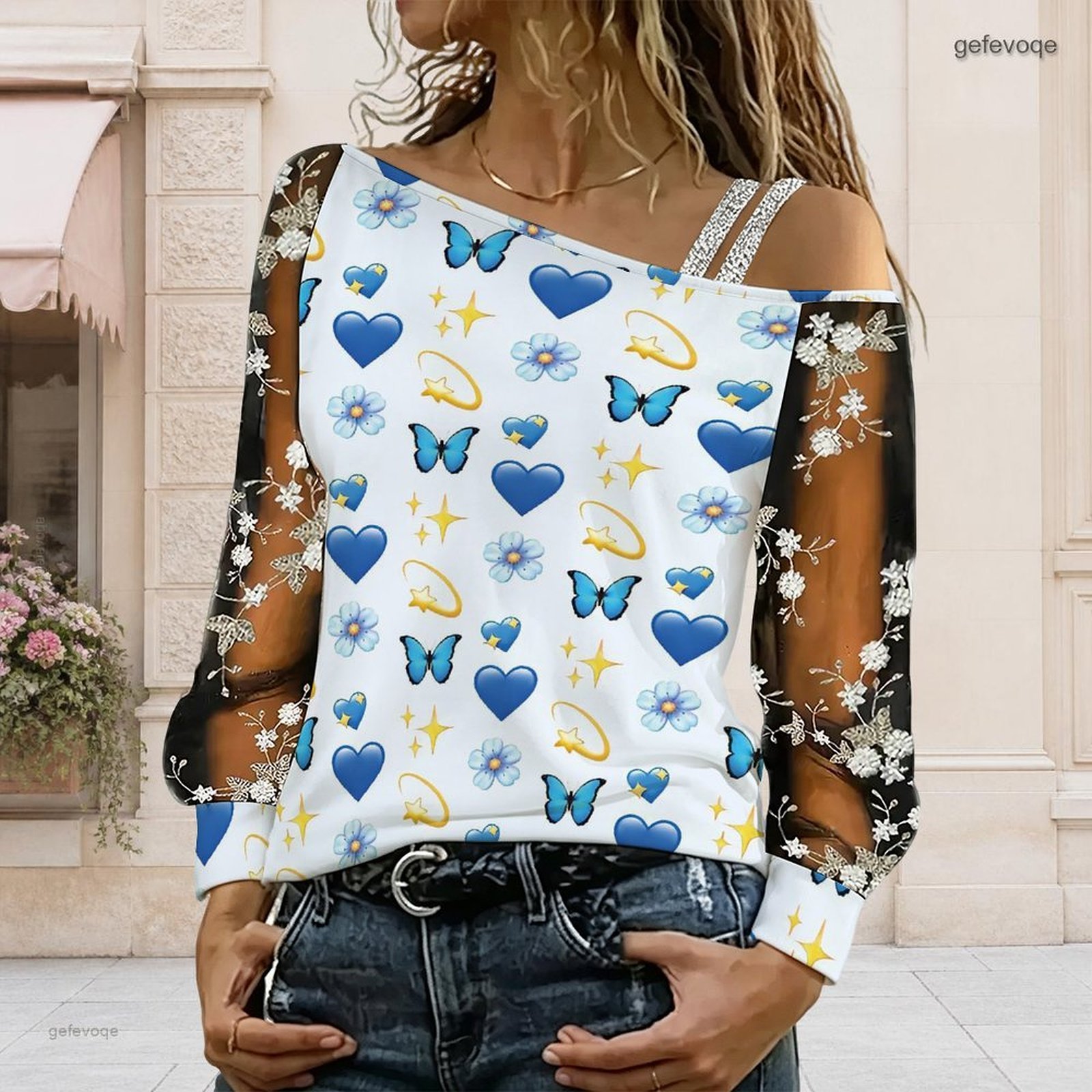Damen Off-Shoulder Bluse Asymm – Blouse Off Shoulder Bewertung und Preis