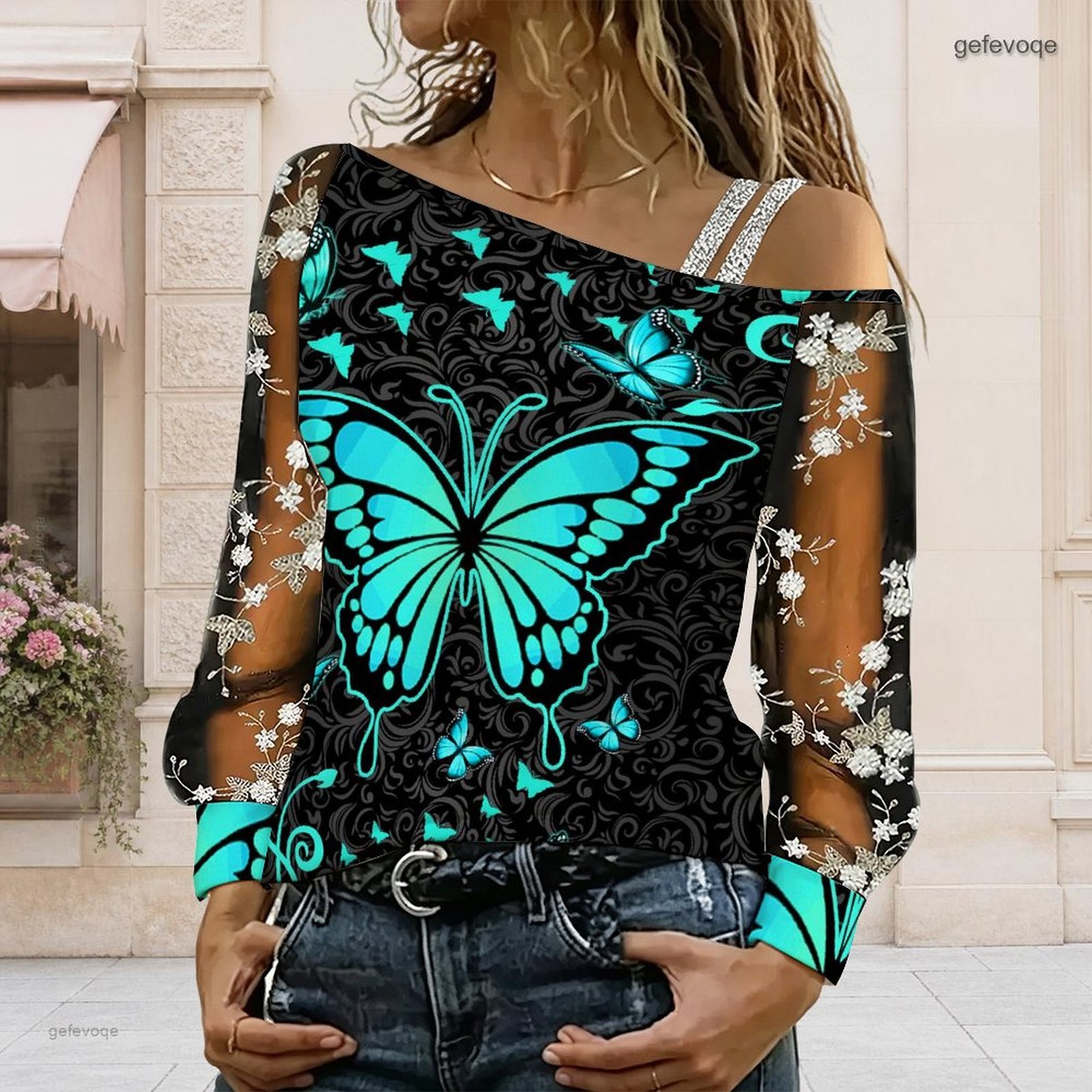 Damen Off-Shoulder Bluse Asymm – Blouse Off Shoulder Bewertung und Preis