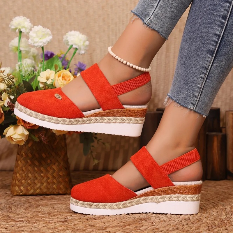 Damen Keilsandaletten mit gesc – Wedge Espadrille Women Bewertung und Preis