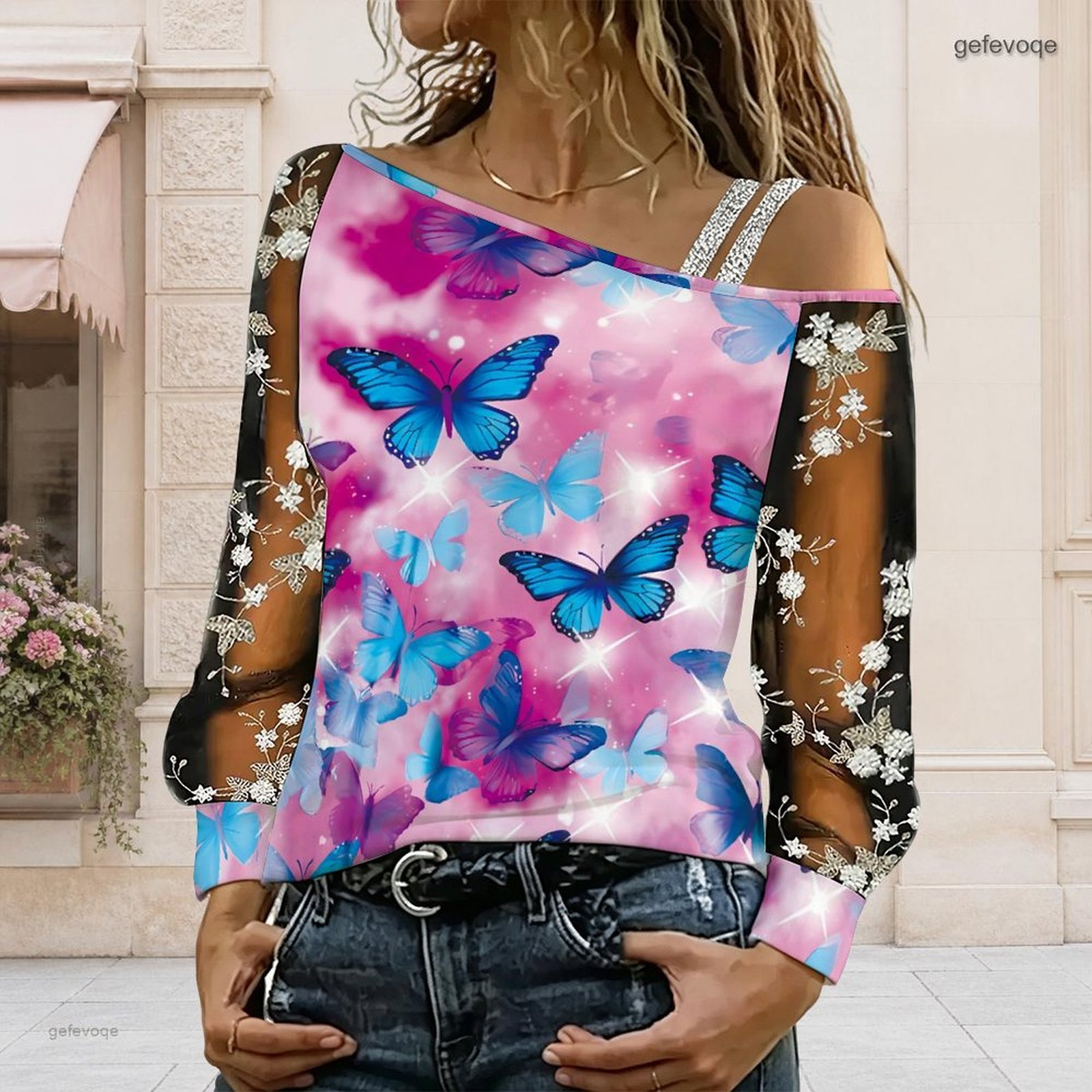 Damen Off-Shoulder Bluse Asymm – Blouse Off Shoulder Bewertung und Preis