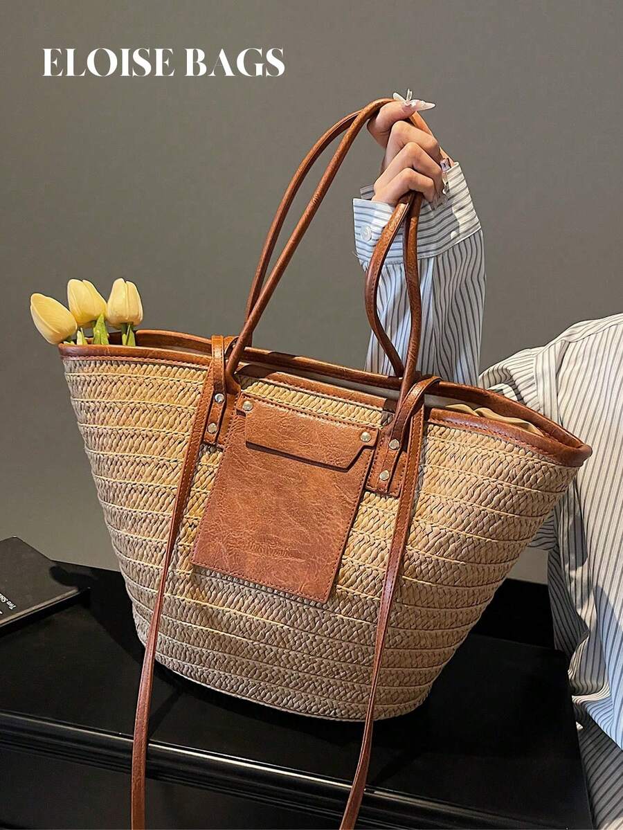 Modische gewebte Tragetasche m – Tote Bag Beach Bewertung und Preis