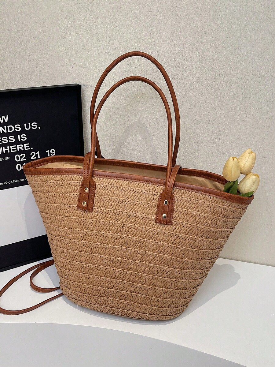 Modische gewebte Tragetasche m – Tote Bag Beach Bewertung und Preis