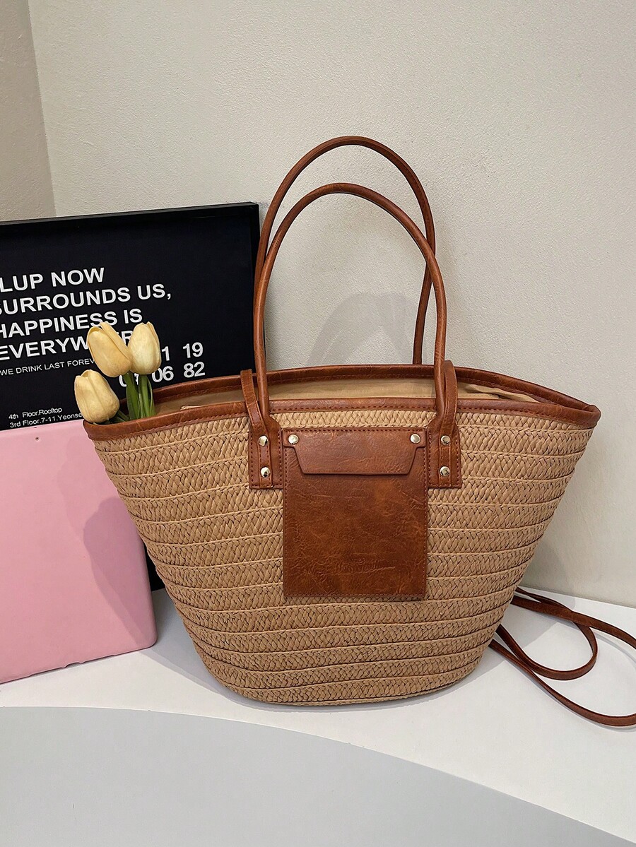Modische gewebte Tragetasche m – Tote Bag Beach Bewertung und Preis